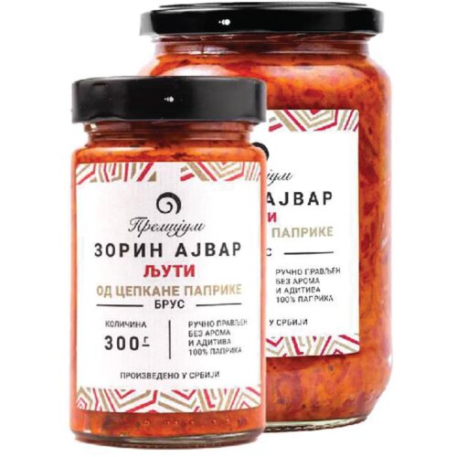  Ajvar ZORIN cepkani ljuti 300g Slike