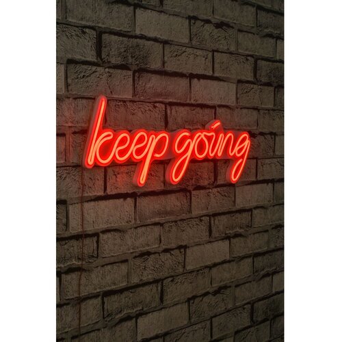 Wallity Dekorativna plastična LED rasveta Keep Going Red Slike