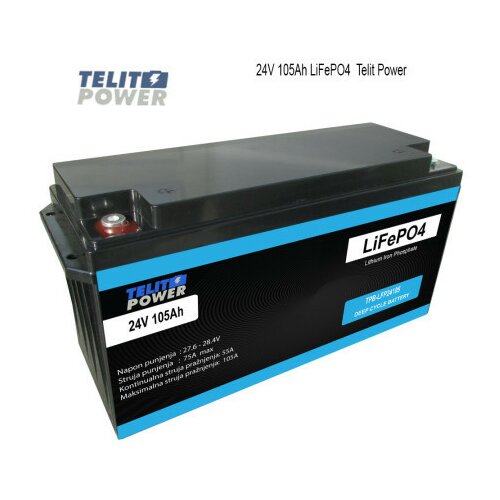 telitpower 24V 105Ah TPB-LFP24105 LiFePO4 akumulator ( P-1824 ) Slike