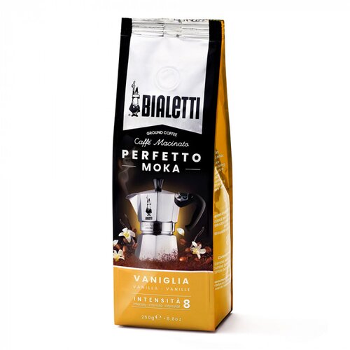 Bialetti Perfetto Moka VANIGLIA &amp;ndash; mlevena kafa 250gr. Slike