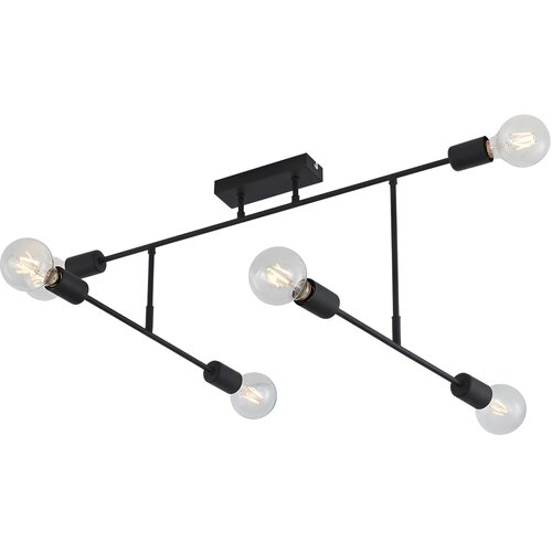 Braytron Plafonjera 6-Glava E27 Crni BV04-00042 Slike