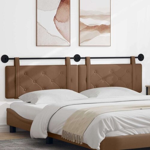  Držeće uzglavlje Boja cappuccina 210 x 55 x 5 cm Lažna koža - Boja cappuccina 200 cm bez LED Cene