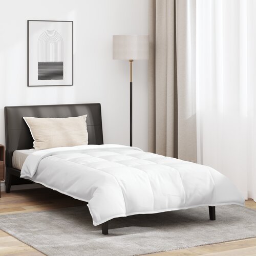vidaXL Odeja z blazino 2 pcs Bela 155 x 220 cm Puh Cene