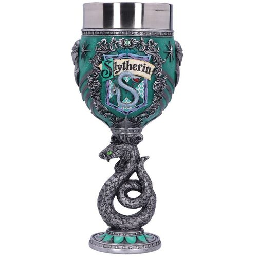 NEMESIS HARRY POTTER SLYTHERIN COLLECTABLE GOBLET 19.5CM KELIH Slike