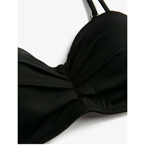 Koton Underwired Bikini Top Covered Draped Thin, Detachable Straps. Cene