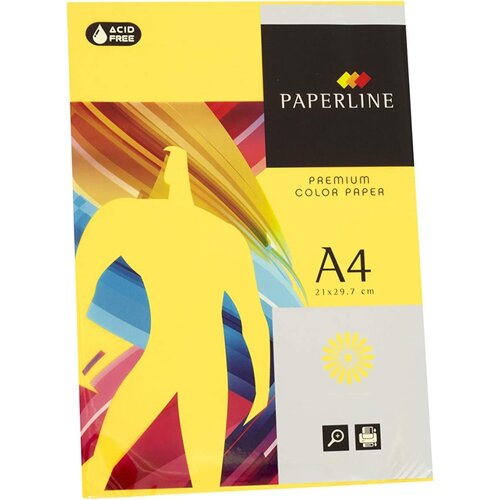  Papir barvni a4 paperline 80g 1/500 OPTIMA - LEMON Cene