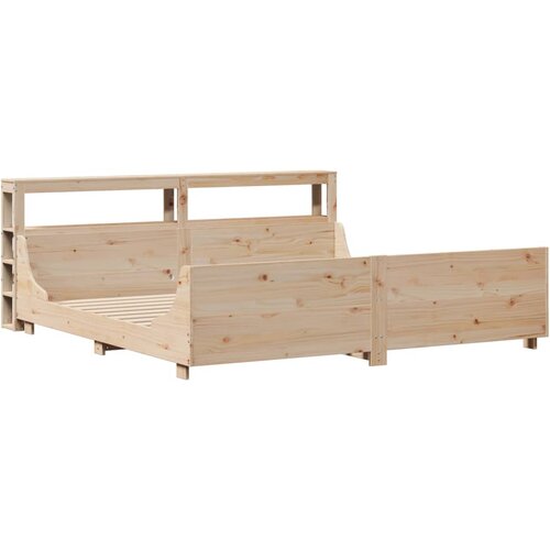 vidaXL Posteljni okvir z vzglavjem 180x200 cm borovina, (21305170) Cene