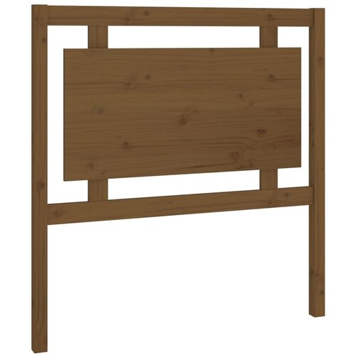 Uzglavlje za krevet boja meda 95,5x4x100 cm od masivne borovine Slike
