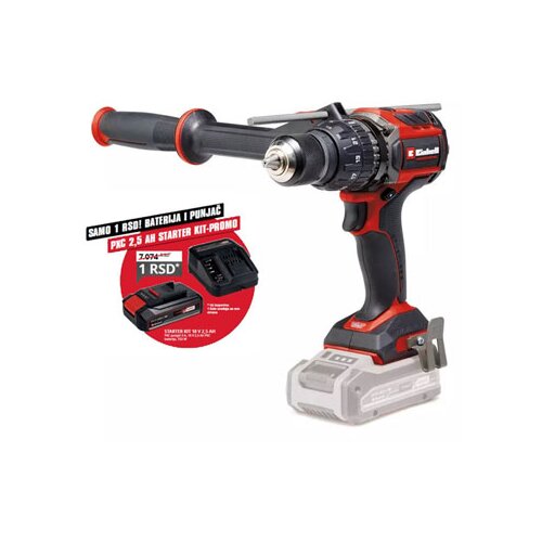 Einhell PROFESSIONAL akumulatorska udarna bušilica TP-CD 18/120 Li-i BL + starter kit Power X-Change 18V 2,5 Ah Cene