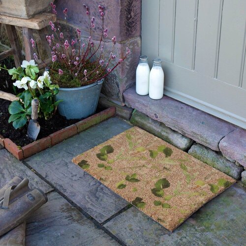 Artsy Doormats Predpražnik iz kokosovih vlaken 40x60 cm Watercolour Leaves &amp;ndash; Slike