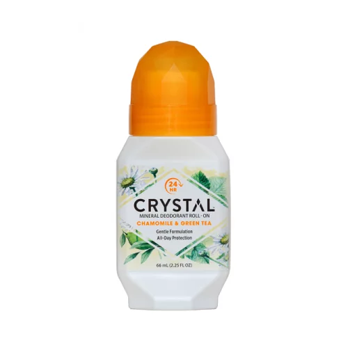 Crystal Essence, roll on deodorant kamilica in zeleni čaj