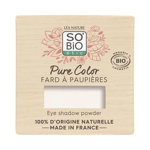 SO’BiO étic pure color senčilo - 06 blanc strass