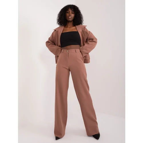 Fashion Hunters Brown straight pants