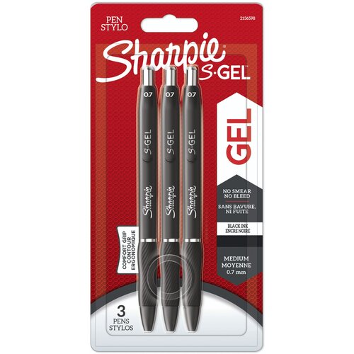 Sharpie 1x3 S-Gel 0,7 mm black Cijene