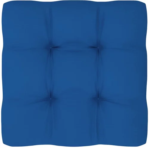 vidaXL jastuk za sofu od paleta kraljevsko plavi 80 x 80 x 10 cm