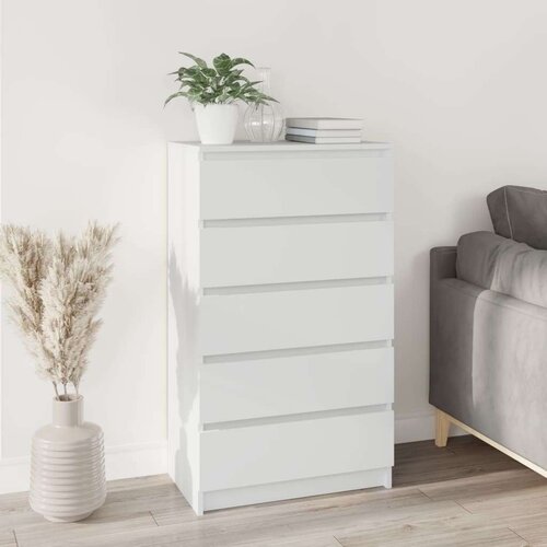 VidaXL ladičar bijeli 60 x 36 x 103 cm od konstruiranog drva Slike
