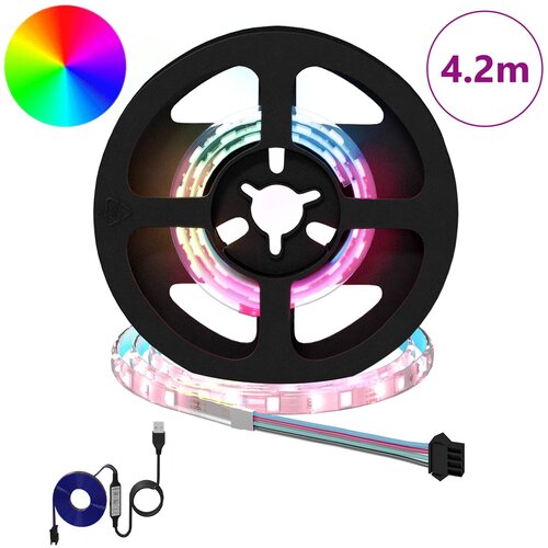  LED traka 12 pcs Crna i prozirna 350 mm Bakar i plastika Slike