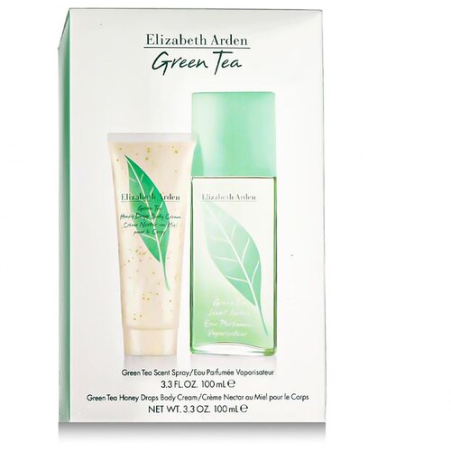 Elizabeth Arden Green Tea darilni set parfumska voda 100 ml + krema za telo Honey Drops 100 ml za ženske Cene