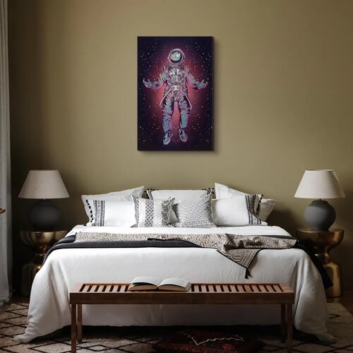  Slika - Lonely Traveler (1 Part) Vertical 40x60 Na talijanskom platnu Slike