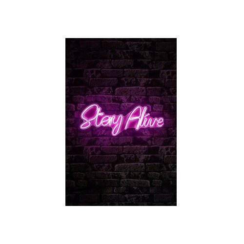 WALLXPERT dekorativna plastična led rasveta stay alive pink Cene