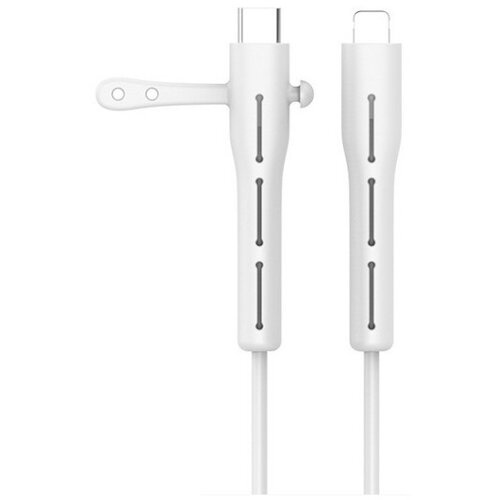 INF Za&scaron;čita kabla polnilnika, spiralna za&scaron;čita žice, združljiva z iPhone 18W/20W White, (21276261) Cene
