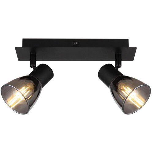 Globo 54307-2 - Zidno reflektorsko svetlo CLAUDE 2xE14/40W/230V crno Slike