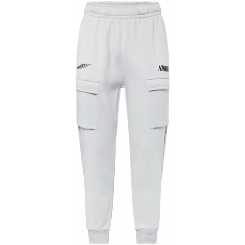 Nike Sportswear Cargo hlače siva / crna