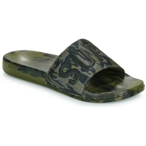 Superdry Sandales De Piscine À Motif Camouflage Véganes Zelena