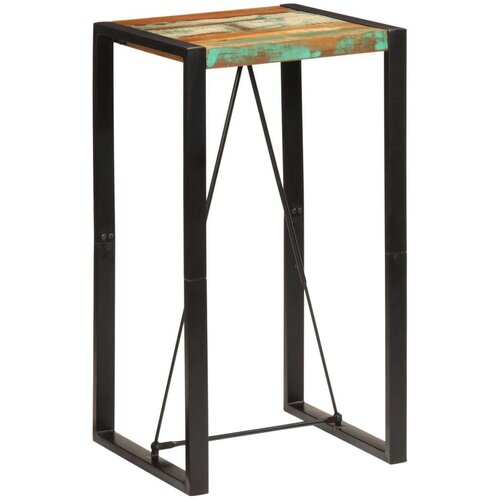  Barski stol 60 x 55 x 110 cm od masivnog obnovljenog drva Slike