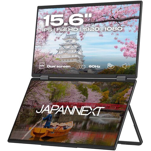  JAPAEXT JN-DMD-IPS156F computer monitor 39.6 cm (15.6) 1920 x 1080 pixels Full HD LCD Black Cene
