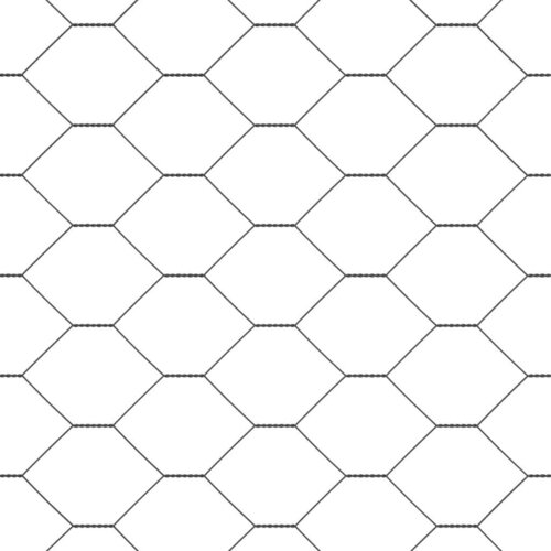  Sukladni osnovni dodatak za hexagonalnu ogradu 25 x 0,5 m Siva Slike