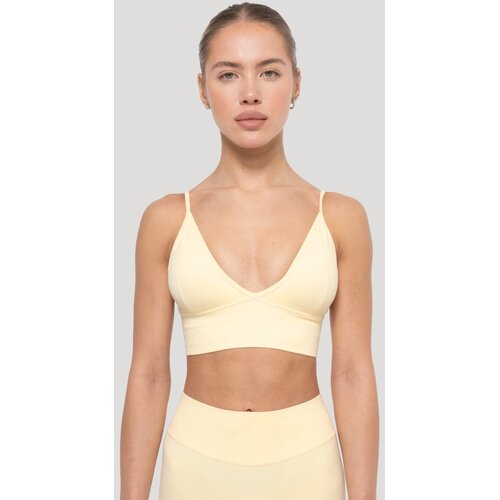 GymBeam Luma Sports Bra Butter Yellow S Cene
