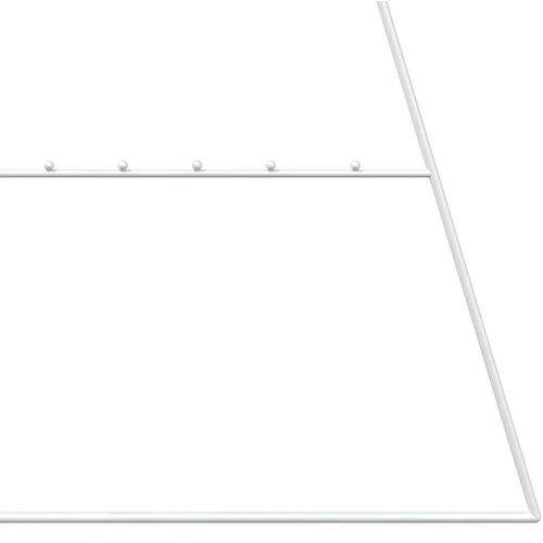  Metalna božićna jelka KUOPIO 180 cm Čelik Bijela - 180 cm Bijela bez LED svjetala Slike