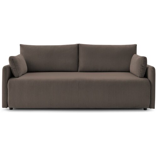 Bobochic Paris Smeđa sklopiva sofa od samta 211 cm Marcel – Cijene