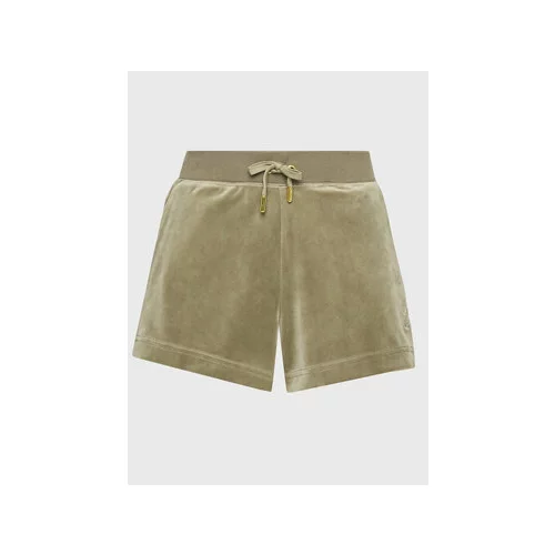 Juicy Couture Športne kratke hlače Eve JCCH221001 Zelena Regular Fit