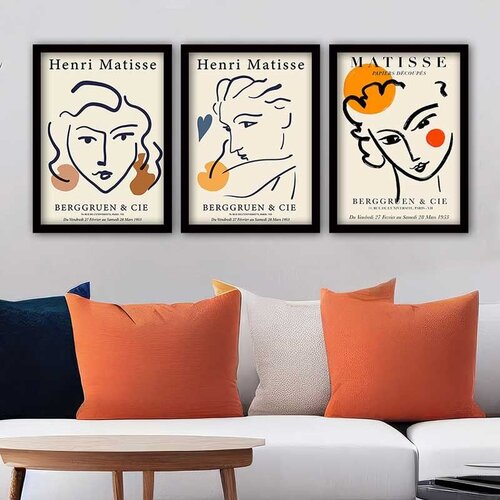 Wallity Set uramljenih slika 3SC_UN451418, 3 Dela Cene