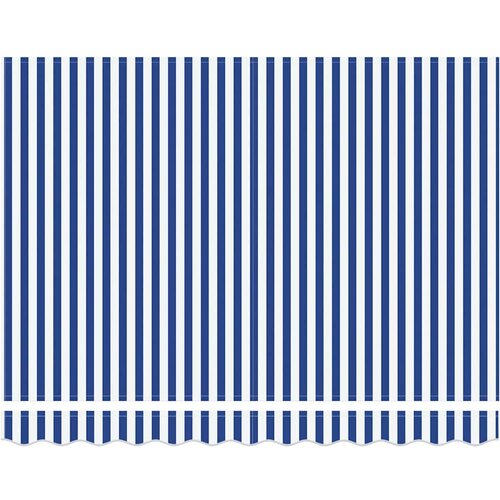  Okvir tende Plava i bijela 250 x 200 cm Poliester s PU premazom Slike