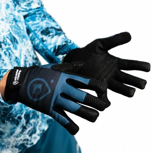 Adventer & fishing Rokavice Gloves For Sea Fishing Petrol Long M-L