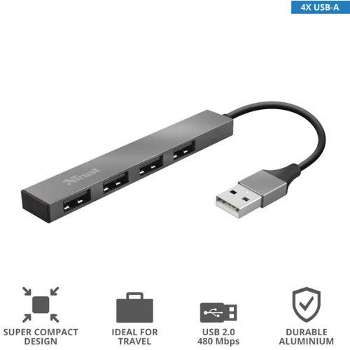 Trust mini hub 4-port USB 2.0 Halyx