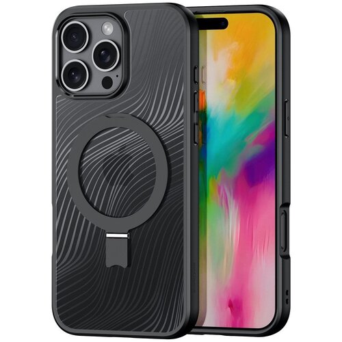 Dux ducis Aimo Mag maska sa MagSafe i postoljem za iPhone 16 Pro Max &ndash; crna Cijene