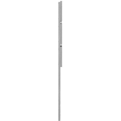  Uzglavlje s uzglavljem Siva Sonoma 135 cm Konstruirano drvo Slike