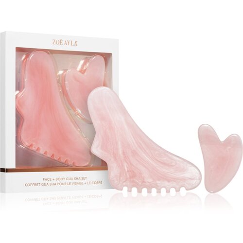 Zo&amp;euml; Ayla Face &amp;amp; Body Gua Sha Set pomagalo za masažu(za lice i tijelo) Slike