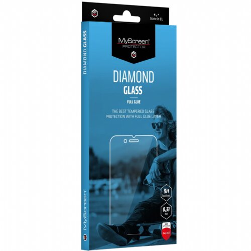 Myscreen protector My Screen protector ZA&amp;Scaron;ČITNO KALJENO STEKLO Google Pixel 7 - DIAMOND GLASS Full Glue EDGE 3D - črn Slike