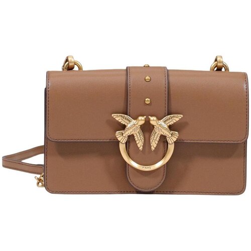 Pinko Torbice za na ramo LOVE ONE MINI 105856 A0F1 Kostanjeva Slike