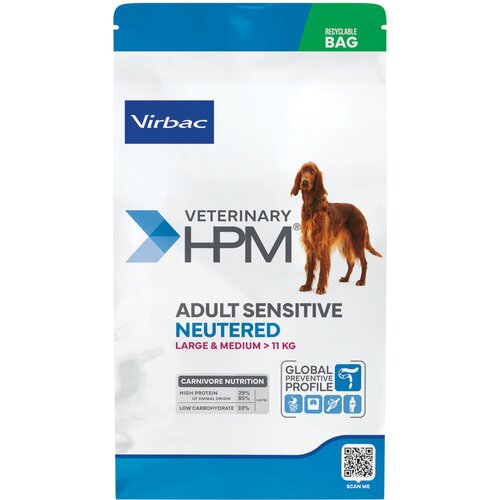 Virbac Veterinary HPM Adult Sensitive Neutered Dog Large & Medium - 12 kg Cijene