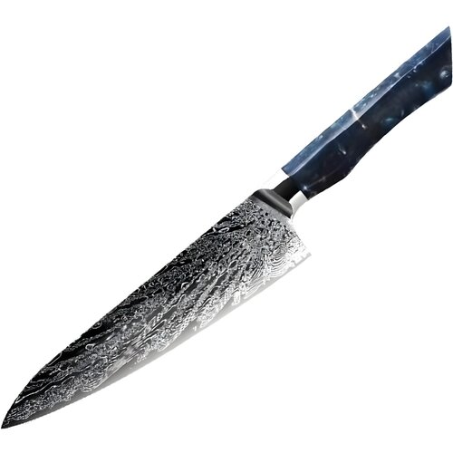 IZMAEL Damaskasti kuhinjski nož SE-37605 - Chef / Plava Cene