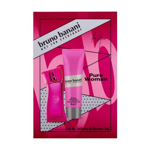 Bruno Banani Pure Woman Set toaletna voda 30 ml + gel za tuširanje 50 ml za ženske Cijene