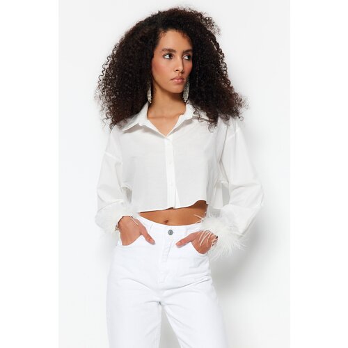 Trendyol Shirt - Ecru - Regular fit Slike