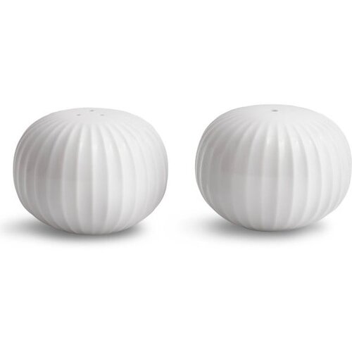 Kähler Design Komplet beliih posodic za sol in poper iz porcelana Hammershoi Cene