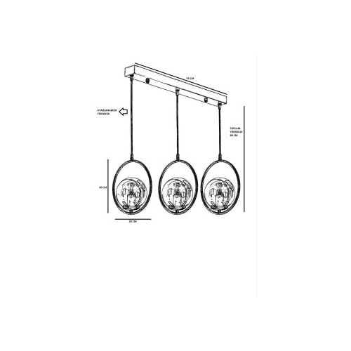 Opviq Luster prsten, 30 cm, 55 cm E27, 40W Cijene